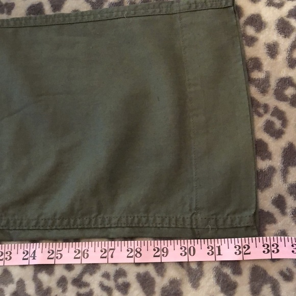 Roxy Button Fly Linen Blend Pants in Green Size 3 Juniors - Picture 15 of 17